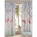 Комплект штор на ленте At Home Флармис 150x260 см блэкаут цвет белый/розовый/зеленый/фиолетовый AA950830