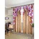 Комплект штор на ленте At Home Номелес 150x260 см блэкаут цвет фиолетовый AA900473