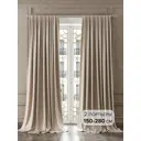 Комплект штор на ленте At Home Римеринс 150x280 см репс цвет бежевый AA947742