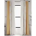 Комплект штор на ленте At Home Рилеторс 150x250 см репс цвет белый AA986155