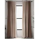 Комплект штор на ленте At Home Минсавис 150x250 см репс цвет коричневый AA986139