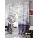 Комплект штор на ленте At Home Ронквел 150x270 см габардин цвет черный/фиолетовый AA943112