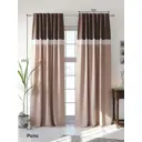 Комплект штор на ленте At Home Феринат 150x250 см репс цвет белый AA986047