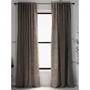 Комплект штор на ленте At Home Менкрист 150x250 см репс цвет бежевый AA986142