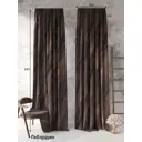 Комплект штор на ленте At Home Лонтимас 150x240 см габардин цвет коричневый AA561041