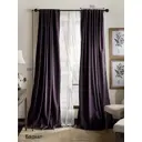 Комплект штор на ленте At Home Латойн 150x250 см бархат цвет фиолетовый AA213012-250