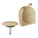 Излив на ванну Hansgrohe Exafill S 58117140 с набором для слива и перелива цвет бронза