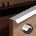 Мебельная ручка-профиль Cappio L=600 мм м/о 480 мм матовый хром