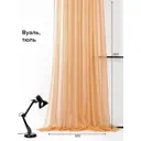 Тюль на ленте вуаль At Home Вело 300x260 см цвет коричневый AA125204