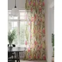 Тюль на ленте вуаль At Home Тенлипас 150x280 см цвет розовый/зеленый AA974295