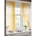 Тюль на ленте вуаль At Home Фанвикрос 150x180 см цвет белый/серый AA930709