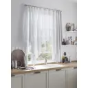 Тюль на ленте вуаль At Home Монверс 200x145 см цвет белый AA534280