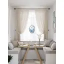 Тюль на ленте вуаль Helga Лименрит 300x180 см цвет бирюзовый HH550237