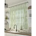 Тюль на ленте вуаль At Home Лагрос 300x150 см цвет зеленый AA533000
