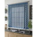 Тюль на ленте вуаль At Home Нейбис 300x150 см цвет белый/голубой AA533488