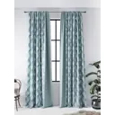 Комплект штор на ленте габардин At Home Лионкерс 150x280 см цвет бирюзовый AA543023