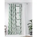 Комплект штор на ленте габардин At Home Лиронмирс 150x280 см цвет зеленый AA543056