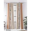 Комплект штор на ленте блэкаут At Home Бенвиалс 150x290 см цвет коричневый/оранжевый AA903029