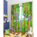 Комплект штор на ленте блэкаут At Home Менкар 150x260 см цвет зеленый AA900360