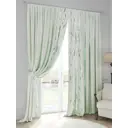 Комплект штор на ленте репс At Home Мерофирс 220x300 см цвет белый/бирюзовый AA751155