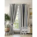 Комплект штор на ленте блэкаут At Home Миракис 150x260 см цвет белый AA950535-260
