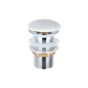 Донный клапан для раковины Vincea DBS0-216 10 см ø45 клик-клак цвет белый глянец
