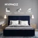 Кровать с подъемным механизмом Hypnoz Tamega 191x38x216 см ДСП цвет синий