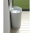 Раковина напольная NS BATH NSF-4646G цвет белый глянец