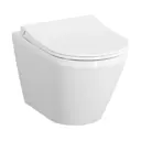 Унитаз подвесной Vitra 00000132187 безободковый с сиденьем микролифт