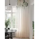 Тюль на ленте At Home Фенморис 150x280 см вуаль цвет белый/зеленый AA974435