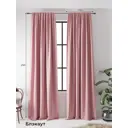 Комплект штор на ленте At Home Блэки 150x270 см блэкаут цвет розовый AT213036