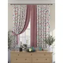 Комплект штор на ленте At Home Элидонс 150x180 см габардин цвет белый/синий/красный/розовый/голубой AA925369