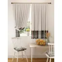 Комплект штор на ленте At Home Вилорис 150x180 см габардин цвет красный/зеленый AA925089