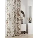 Тюль на ленте At Home Ливартис 150x250 см вуаль цвет белый/коричневый AA588081
