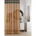 Тюль на ленте At Home Ливартис 150x250 см вуаль цвет черный AA588131