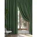 Комплект штор на ленте At Home Элторс 300x320 см блэкаут цвет зеленый AA964125