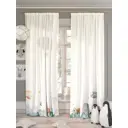 Комплект штор на ленте At Home Удиор 150x260 см габардин цвет синий/коричневый/голубой/зеленый AA958114