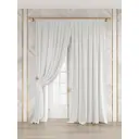 Комплект штор на ленте At Home Белир 220x280 см габардин цвет белый AA980241