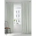 Комплект штор на ленте At Home Эминес 150x260 см габардин цвет белый AA959170