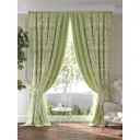 Комплект штор на ленте At Home Римейлис 220x300 см репс цвет зеленый AA751025