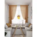 Тюль на ленте At Home Кинисет 145x180 см вуаль цвет коричневый AA550269