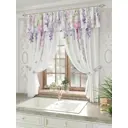 Комплект штор на ленте At Home Олирионс 150x180 см габардин цвет розовый/зеленый/фиолетовый AA934094