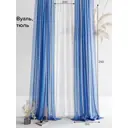 Тюль на ленте At Home Мирела 150x250 см вуаль цвет белый/голубой AA206969-250