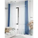 Тюль на ленте At Home Милури 300x260 см вуаль цвет белый/голубой AA206679-260