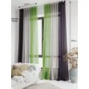 Тюль на ленте At Home Милури 300x290 см вуаль цвет черный/фиолетовый AA206682-290