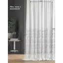 Тюль на ленте At Home Дроу-19 300x250 см вуаль цвет серый/черный AA126019-250