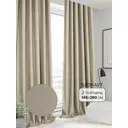Комплект штор на ленте Helga Стиан 145x250 см блэкаут цвет бежевый HH250039