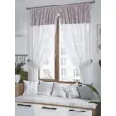 Комплект штор на ленте Helga Минсвен 180x150 см габардин цвет белый HH529255