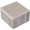 Плитка тротуарная брусчатка Квадрат 100x100x60 мм серый