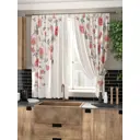 Комплект штор на ленте At Home Логиор 150x180 см габардин цвет коричневый/красный/зеленый AA961123